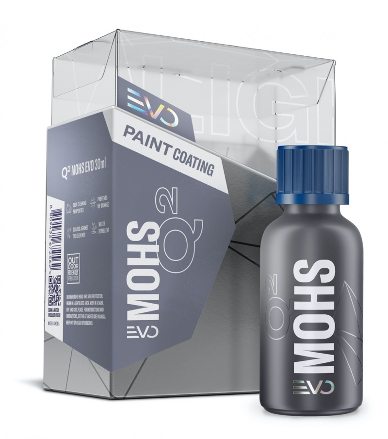 Bộ dung dịch phủ Ceramic sơn Q² Mohs EVO Light box 50 ml