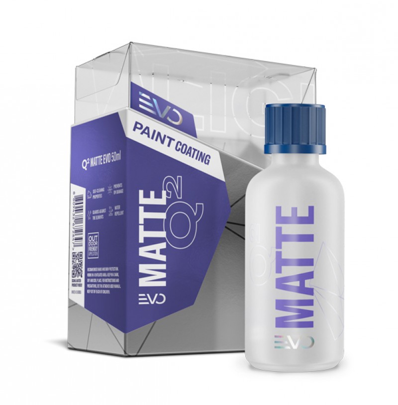 Bộ dung dịch phủ Ceramic sơn mờ Q² Matte EVO Light box 50 ml